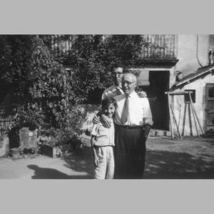 Josep Pascual with his sons Pere and Ramon.