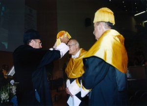 Doctor Honoris Causa for the Miguel Hernández University, Alicante, 2002.