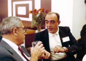 En una reunió a l'Institut Roche de Biologia Molecular, Nova Jersey, EUA (1981).