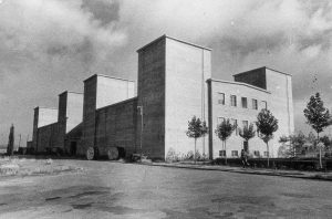 Proyecto de los edificios de la sección de motores del INTA. Fuente: INTA.