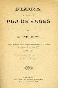 Cover of the Flora of Pla de Bages.